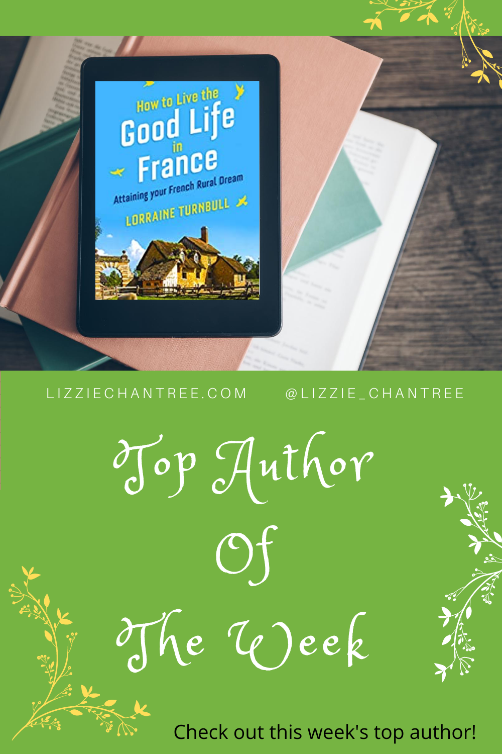 Lorraine Turnbull. Top Author Of The Week.